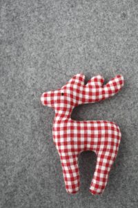 Weihnachtsdekoration, Elch, Stoff, Weihnachtsdekoration, Elch, Stoff,