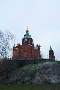 Uspenski Kathedrale in Helsinki, Finland im November Uspenski Kathedrale in Helsinki, Finland im November