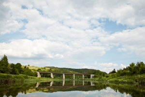 Bayern, Schwaben, Fluß, Wörnitz, Eisenbahnbrücke Bayern, Schwaben, Fluß, Wörnitz, Eisenbahnbrücke