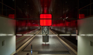 Germany, Hamburg, underground Line 4, station HafenCity Germany, Hamburg, underground Line 4, station HafenCity