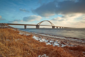 Germany, Schleswig - Holstein Fehmarn, Fehmarnsund, street bridge and railway bridge, Fehmarnsundbrücke, Germany, Schleswig - Holstein Fehmarn, Fehmarnsund, street bridge and railway bridge, Fehmarnsundbrücke,