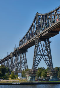Germany, Schleswig- Holstein, Rendsburg, town, Rendsburg High Bridge Germany, Schleswig- Holstein, Rendsburg, town, Rendsburg High Bridge