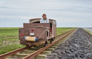 Germany, Schleswig- Holstein, North Frisian Islands, Oland, Lorenbahn, field railway Germany, Schleswig- Holstein, North Frisian Islands, Oland, Lorenbahn, field railway