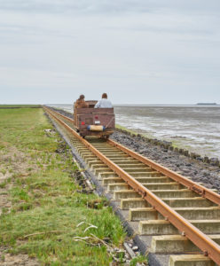 Germany, Schleswig- Holstein, North Frisian Islands, Oland, Lorenbahn, field railway Germany, Schleswig- Holstein, North Frisian Islands, Oland, Lorenbahn, field railway