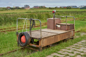 Germany, Schleswig- Holstein, North Frisian Islands, Oland, Lorenbahn, field railway Germany, Schleswig- Holstein, North Frisian Islands, Oland, Lorenbahn, field railway