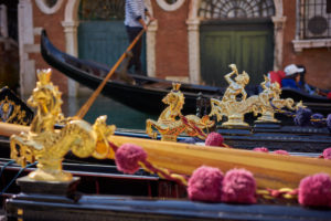 Europe, Italy, Venezia, Venice, gondola, detail Europe, Italy, Venezia, Venice, gondola, detail