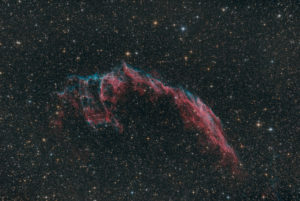 Constellation in the night sky, NGC 6995, 'Bone Hand', Veil Nebula, part of Cygnus Loop, supernova remnant Constellation in the night sky, NGC 6995, 'Bone Hand', Veil Nebula, part of Cygnus Loop, supernova remnant