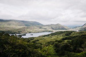 View of Upper Lake from Ladies' View, Killarney National Park, Ireland View of Upper Lake from Ladies' View, Killarney National Park, Ireland