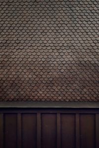 slate clad wall of a house slate clad wall of a house