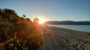 Sunset at Stone Beach, New Zealand Sunset at Stone Beach, New Zealand