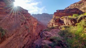 Sunset behind gigantic canyon, Argentina Sunset behind gigantic canyon, Argentina