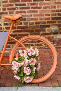 USA, District of Columbia, Washington, Georgetown, painted bicycle USA, District of Columbia, Washington, Georgetown, painted bicycle
