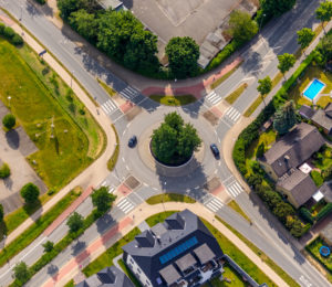 Aerial view from the roundabout Paradieser Weg, Ardeyweg and Senator-Schwartz-Weg in Soest in the Soester Börde, in the state of North Rhine-Westphalia in Germany, Soester Börde, Europe, Aerial view from the roundabout Paradieser Weg, Ardeyweg and Senator-Schwartz-Weg in Soest in the Soester Börde, in the state of North Rhine-Westphalia in Germany, Soester Börde, Europe,