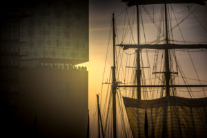 Deutschland, Hamburg, Elbe, Hafen, Speicherstadt, Hafencity, Nebel, Elbphilharmonie Deutschland, Hamburg, Elbe, Hafen, Speicherstadt, Hafencity, Nebel, Elbphilharmonie