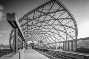 Deutschland, Hamburg, Elbe, Hafen, Hafencity, Elbbrücken, U-Bahn, U4 Deutschland, Hamburg, Elbe, Hafen, Hafencity, Elbbrücken, U-Bahn, U4