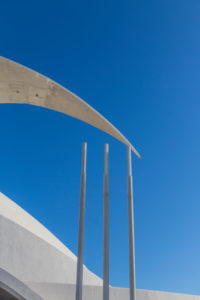 Auditorium, detail, Auditorio de Tenerife, congress and concert hall by the architect Santiago Calatrava, opened in 2003, Santa Cruz, Santa Cruz de Tenerife, Tenerife, Canary Islands, Spain, Europe Auditorium, detail, Auditorio de Tenerife, congress and concert hall by the architect Santiago Calatrava, opened in 2003, Santa Cruz, Santa Cruz de Tenerife, Tenerife, Canary Islands, Spain, Europe