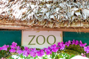 Entrance to the zoo, Ivoloina National Park, Ivoloina River, Taomasina, Tamatave, Madagascar, Africa, Indian Ocean Entrance to the zoo, Ivoloina National Park, Ivoloina River, Taomasina, Tamatave, Madagascar, Africa, Indian Ocean