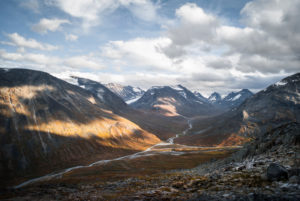 Warm sunlight on the autumn mountains of the Visdalen, Jotunheimen, Norway Warm sunlight on the autumn mountains of the Visdalen, Jotunheimen, Norway