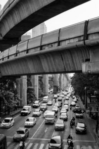 Traffic in Bangkok Traffic in Bangkok