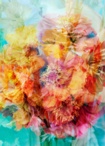 Photomontage of a bouquet