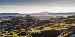 Herbstliche Landschaft in der Toskana bei Siena Herbstliche Landschaft in der Toskana bei Siena