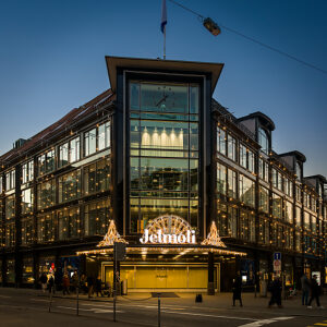 Switzerland, Zurich, Bahnhofstrasse, Jelmoli department store