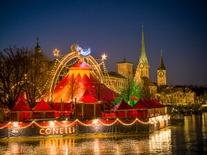 Switzerland, Zurich, Bauschänzli, Conelli Christmas Circus