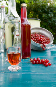 Redcurrant liqueur production, Redcurrant liqueur production,