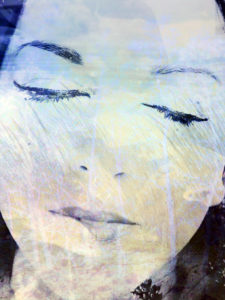 Photomontage, woman, landscape, beach, detail, color filter, Photomontage, woman, landscape, beach, detail, color filter,