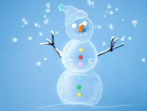 Snowman, buttons, sketch, night, snow, Snowman, buttons, sketch, night, snow,