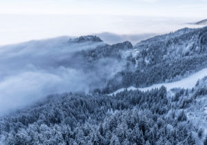 mountain landscape on the Tegelberg (mountain) in South Germany in winter, mountain landscape on the Tegelberg (mountain) in South Germany in winter,
