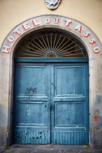old door, blue wood, entrance, hotel Du Tasso, Amalfi coast, Italy old door, blue wood, entrance, hotel Du Tasso, Amalfi coast, Italy