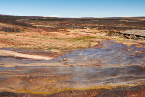 southwest Iceland, Golden Circle, Geysir, Laugarvatn in Haukadalur Valley southwest Iceland, Golden Circle, Geysir, Laugarvatn in Haukadalur Valley