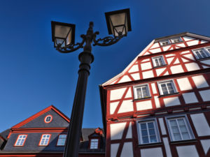 Europe, Germany, Hesse, Lahn-Dill-Kreis, Lahn-Dill-Bergland, Wetzlar, old town on the Kornmarkt Europe, Germany, Hesse, Lahn-Dill-Kreis, Lahn-Dill-Bergland, Wetzlar, old town on the Kornmarkt