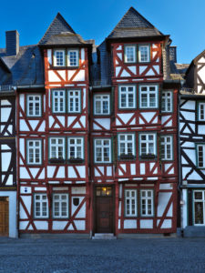 Europe, Germany, Hesse, Lahn-Dill-Kreis, Lahn-Dill-Bergland, Wetzlar, Schillerplatz, Jerusalemhaus (Schillerplatz 5) Europe, Germany, Hesse, Lahn-Dill-Kreis, Lahn-Dill-Bergland, Wetzlar, Schillerplatz, Jerusalemhaus (Schillerplatz 5)