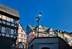 Europe, Germany, Hesse, Lahn-Dill-Kreis, Lahn-Dill-Bergland, Wetzlar, old town on the Kornmarkt Europe, Germany, Hesse, Lahn-Dill-Kreis, Lahn-Dill-Bergland, Wetzlar, old town on the Kornmarkt