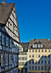 Europe, Germany, Hesse, Lahn-Dill-Kreis, Lahn-Dill-Bergland, Wetzlar, old town at the fish market Europe, Germany, Hesse, Lahn-Dill-Kreis, Lahn-Dill-Bergland, Wetzlar, old town at the fish market