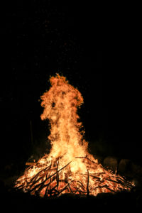 Saint John bonfire at night Saint John bonfire at night