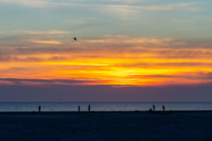Relaxation on the Wadden Sea and on the beach of St. Peter Ording, North Sea at sunset. Relaxation on the Wadden Sea and on the beach of St. Peter Ording, North Sea at sunset.