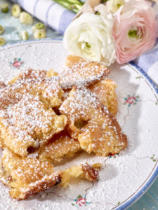 Kaiserschmarren with raisins Kaiserschmarren with raisins