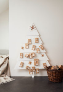 Self-made Advent calendar, Still life Christmas