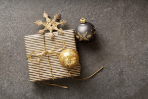 Christmas parcels and decoration, Still life Christmas