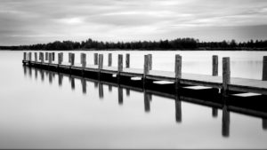 Lake, reflection, bridge, long time exposure, Saxony-Anhalt, Germany, Europe Lake, reflection, bridge, long time exposure, Saxony-Anhalt, Germany, Europe