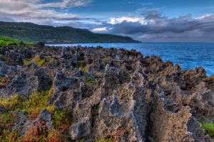 Rock Formations near Lily Beach, Christmas Island, Australia Rock Formations near Lily Beach, Christmas Island, Australia