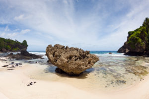 Remote Dolly Beach, Christmas Island, Australia Remote Dolly Beach, Christmas Island, Australia