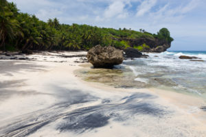 Remote Dolly Beach, Christmas Island, Australia Remote Dolly Beach, Christmas Island, Australia