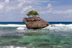Beach of Flying Fish Cove, Christmas Island, Australia Beach of Flying Fish Cove, Christmas Island, Australia