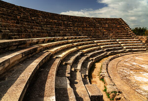 Rings, Ancient Municipal Theater Sálamis, Northern Cyprus Rings, Ancient Municipal Theater Sálamis, Northern Cyprus
