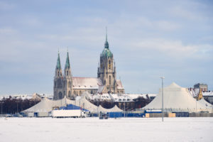Germany, Bavaria, Upper Bavaria, Munich, Theresienwiese, St.Paul church Germany, Bavaria, Upper Bavaria, Munich, Theresienwiese, St.Paul church