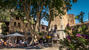 Place de la Liberté in Saint Guilhem le Désert im Frühling mit 150 jährigen Platane.
Das Dorf gehört zu den Plus Beaux Villages de France. Liegt am am Pilgerweg nach Santiago de Compostela. Place de la Liberté in Saint Guilhem le Désert im Frühling mit 150 jährigen Platane.
Das Dorf gehört zu den Plus Beaux Villages de France. Liegt am am Pilgerweg nach Santiago de Compostela.